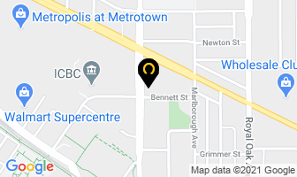 Burnaby Endodontics in Brant map