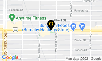 Burnaby Heights Physiotherapy Clinic in Burnaby map