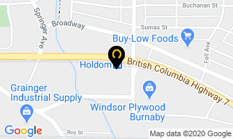 Burnaby Volunteer Centre Society in Brant map