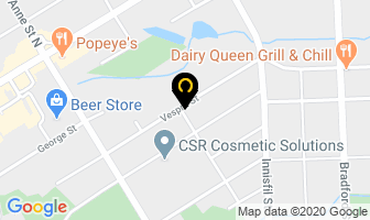 Burns Bath Restorations Inc in Barrie map