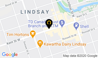 Burns Bulk Food in Lindsay map