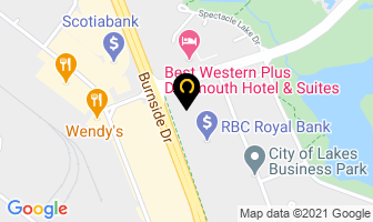 Burnside Dental Centre in Dartmouth map