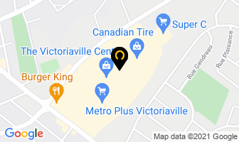 Buropro Citation in Victoriaville map