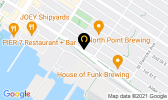 Burrard Wood Mfg in North Vancouver map