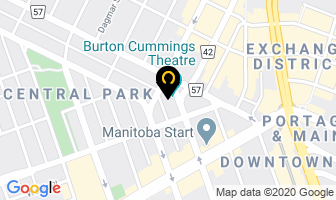 Burton Cummings Theatre in Winnipeg map