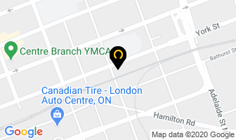 Burwell Auto Body Ltd in London map