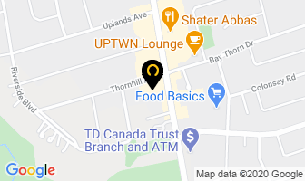 Business Care in Vaughan map