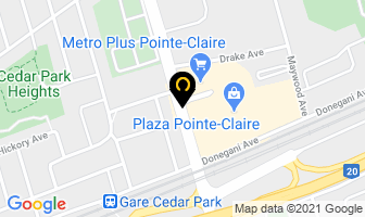 Business Center Cored in Pointe-Claire map