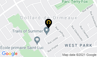 Business Landing Suite Canada in Dollard-des-Ormeaux map