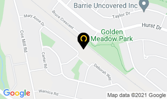 Business Solutions in Barrie map