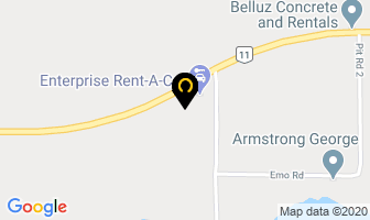 Busy Bee Auto Glass in Sparwood map