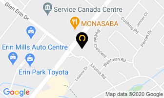 Butterfly Dental Laboratory in Mississauga map