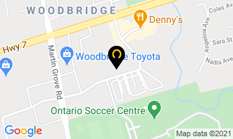Buyer's Gallery Blinds Co in Vaughan map