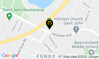 C A Crawford Insurance in Saint John map