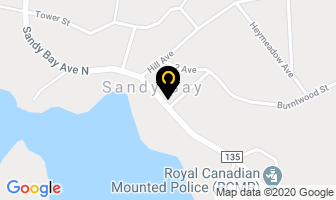 C B C in Sandy Bay map