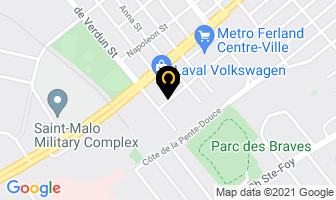 C D A in Ville de Québec map