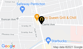 C J M G 97.1 Sun Fm in Penticton map
