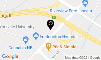 C J Munn Equipment Ltd in Fredericton map