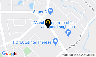 C L B Uniformes Inc in Sainte-Thérèse map
