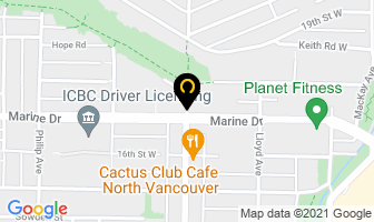 C Lovers Fish & Chips North Vancouver in North Vancouver map