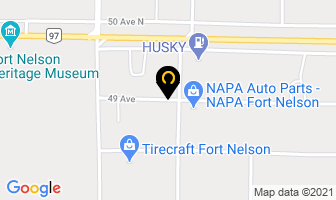 C T Ventures Inc in Fort Nelson map