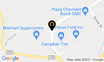 C W Motors in Atholville map