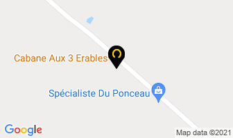 Cabane Aux 3 Erables in Drummondville map