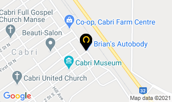 Cabri Inn Inc in Cabri map