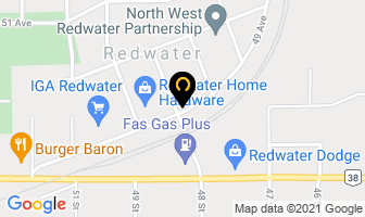 Cactus Caf&eacute; in Redwater map