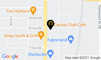 Cactus Club Cafe in Calgary map