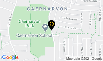 Caernarvon Community League in Kenora map