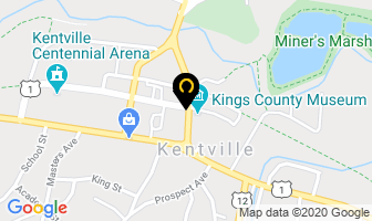 Cafe Central Inc in Kentville map