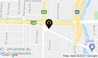 Cafe Cognac in Gatineau map