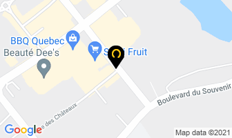 Cafe St-Martin in Laval map