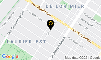 Caf&eacute; Les Entretiens in Montreal map
