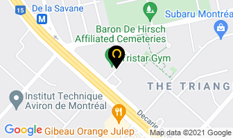 Caf&eacute; Paninoteca in Montreal map