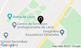 Caf&eacute;t&eacute;ria L'excelso in Levis map