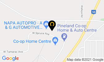 Cain's Auto Body Ltd in Nipawin map