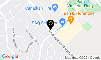 Caisse Desjardins in Boucherville map