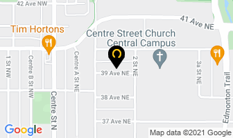 Cal Don Sharpening in Calgary map