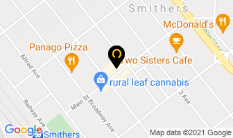 Calderwood Realty in Smithers map