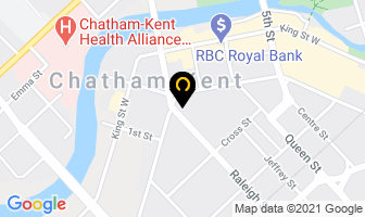 Caldwell Psychology in Chatham-Kent map