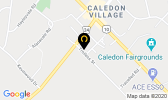 Caledon Village Dental in Caledon map