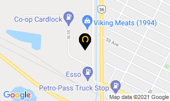 Caledonia Motor Inn in Viking map