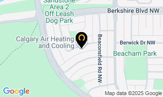 Calgary Air Heating And Cooling Ltd in Calgary map