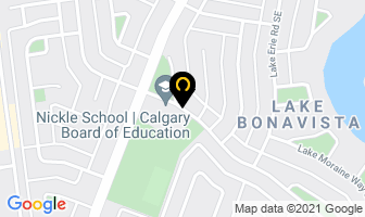 Calgary Board Of Education Nickle School in Calgary map