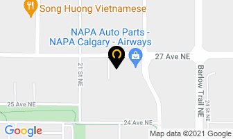 Calgary Collision Coachworks Inc in Calgary map