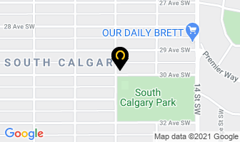 Calgary Community Reformed Church in Calgary map