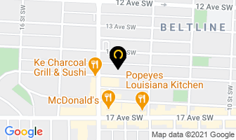 Calgary Denture Clinic in Calgary map