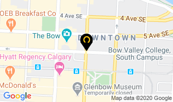 Calgary Film Commission in Calgary map